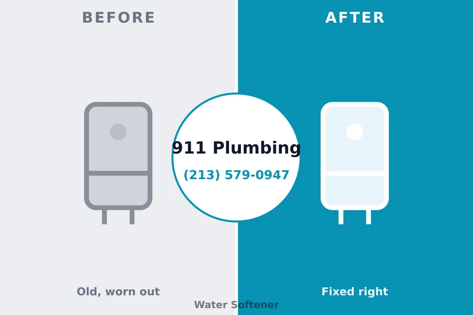Before and after: plumbing company Lake Mills, WI
